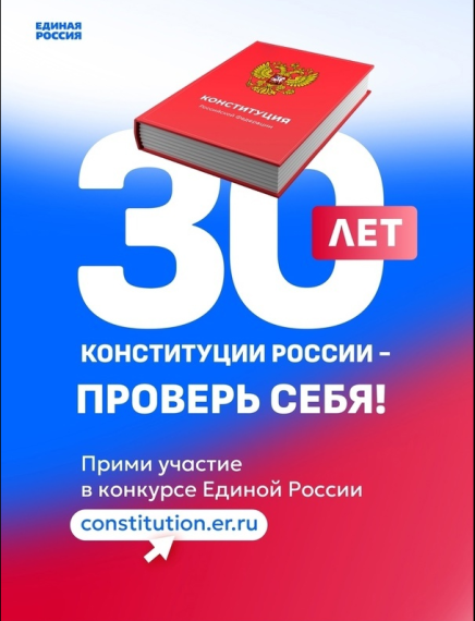 Всероссийский конкурс к 30-летию Конституции РФ.. Всероссийский конкурс к 30-летию Конституции РФ..