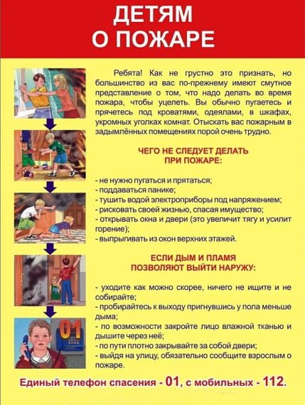 Памятка по пожарной безопасности. Памятка по пожарной безопасности.
