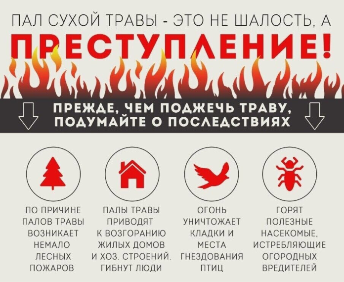 Памятка по палу сухой травы. Памятка по палу сухой травы.