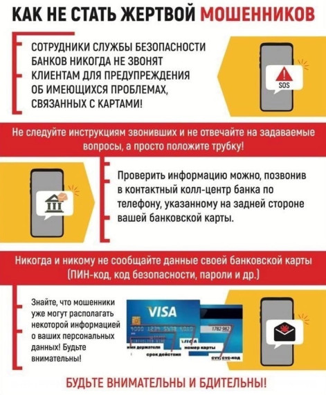 НЕ ДАЙ СЕБЯ ОБМАНУТЬ МОШЕННИКАМ. НЕ ДАЙ СЕБЯ ОБМАНУТЬ МОШЕННИКАМ.